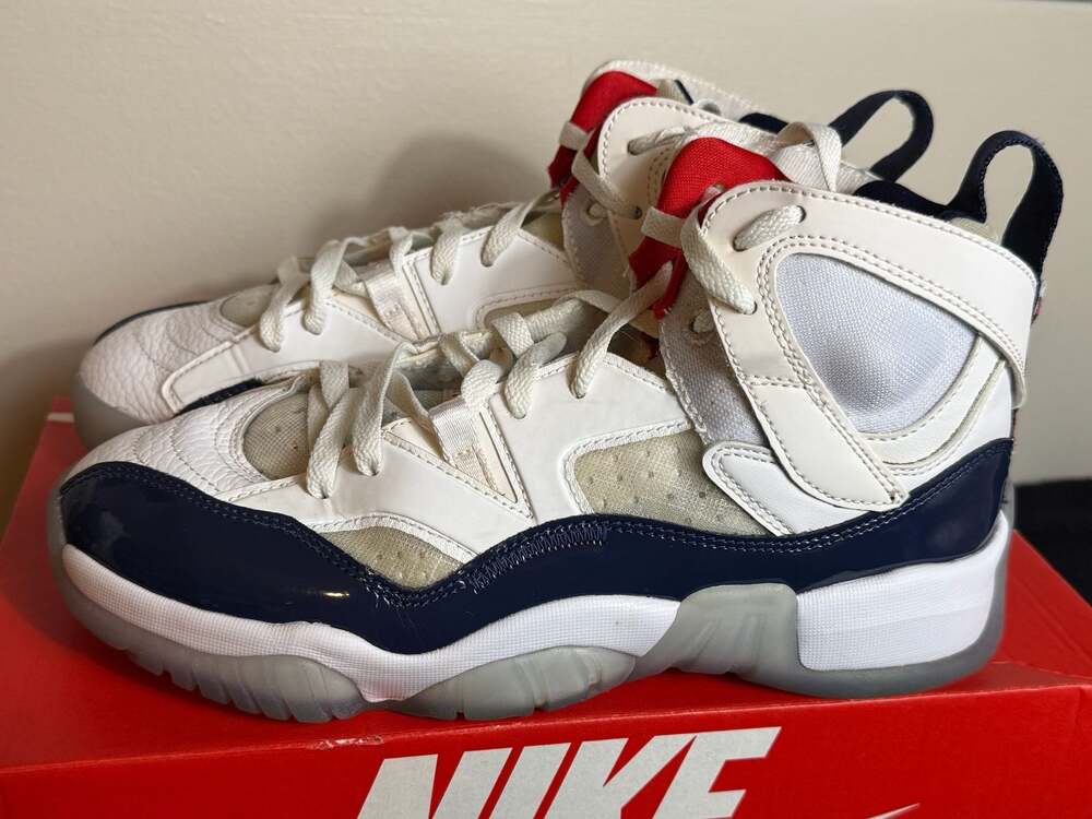 Jordan Jumpman Two Trey 'USA' White/Midnight Navy-University Red